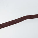 CARTIER Must Line Shoulder Bag Leather Bordeaux Gold Auth 160731-8