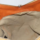 SAINT LAURENT Tote Bag Canvas Beige Silver 203820 Auth 160733-19