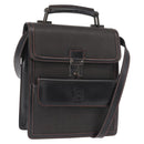 BALLY Shoulder Bag Leather Black Auth 160734-1