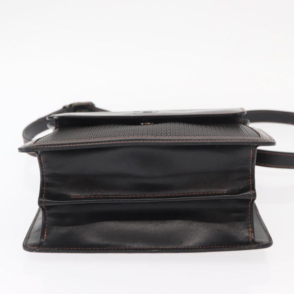 BALLY Shoulder Bag Leather Black Auth 160734