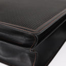 BALLY Shoulder Bag Leather Black Auth 160734-10