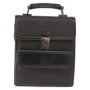 BALLY Shoulder Bag Leather Black Auth 160734-13