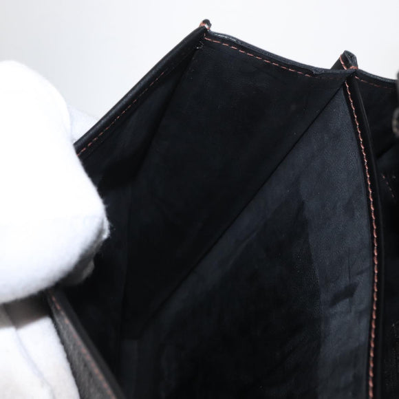 BALLY Shoulder Bag Leather Black Auth 160734