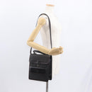 BALLY Shoulder Bag Leather Black Auth 160734-24