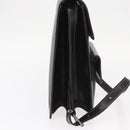 BALLY Shoulder Bag Leather Black Auth 160734-4