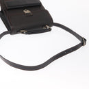 BALLY Shoulder Bag Leather Black Auth 160734-8