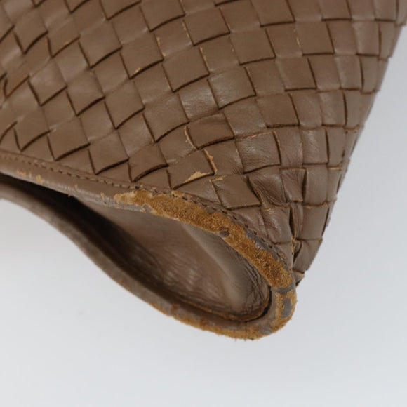 BOTTEGA VENETA INTRECCIATO Aktetas Leer Bruin Auth 160744