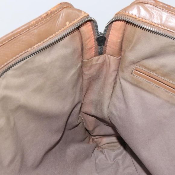 BOTTEGA VENETA INTRECCIATO Aktetas Leer Bruin Auth 160744
