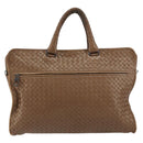 BOTTEGA VENETA INTRECCIATO Aktetas Leer Bruin Auth 160744-13