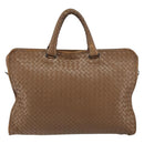 BOTTEGA VENETA INTRECCIATO Aktetas Leer Bruin Auth 160744-2