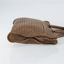 BOTTEGA VENETA INTRECCIATO Aktetas Leer Bruin Auth 160744-3
