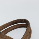 BOTTEGA VENETA INTRECCIATO Aktetas Leer Bruin Auth 160744-8