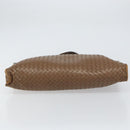 BOTTEGA VENETA INTRECCIATO Aktetas Leer Bruin Auth 160744-5