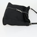 GUCCI Shoulder Bag Canvas Satin Leather 5 Set Black Auth 160747-10