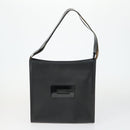 GUCCI Shoulder Bag Canvas Satin Leather 5 Set Black Auth 160747-14