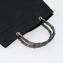 GUCCI Shoulder Bag Canvas Satin Leather 5 Set Black Auth 160747-22
