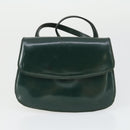 GUCCI GG Supreme GG Plus Web Sherry Line Bag PVC 4 Set Beige Green Auth 160748-22