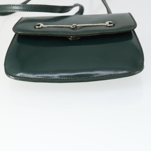 GUCCI GG Supreme GG Plus Web Sherry Line Bag PVC 4 Set Beige Green Auth 160748