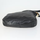GUCCI Bamboo Shoulder Bag Leather Canvas 4 Set Black Auth 160749-19