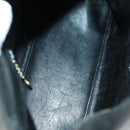 GUCCI Bamboo Shoulder Bag Leather Canvas 4 Set Black Auth 160749-7