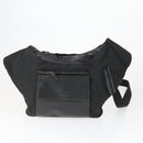 GUCCI Bamboo Shoulder Bag Leather Canvas 4 Set Black Auth 160749-8