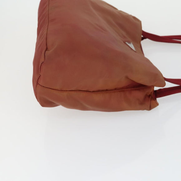 PRADA Bag Nylon 3 Set Black Red beige Auth 160750