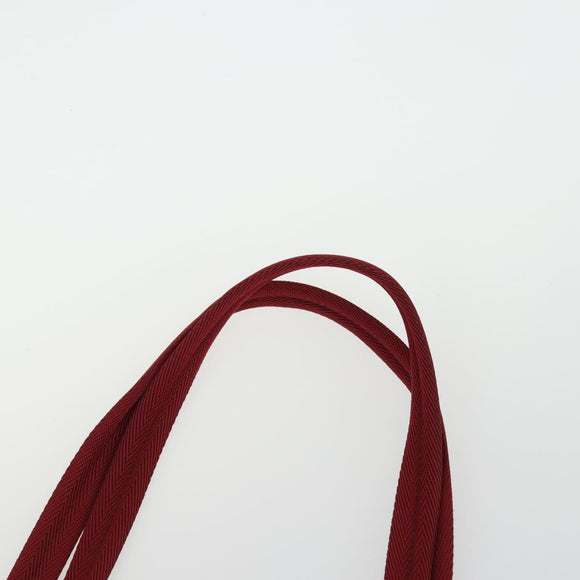 PRADA Bag Nylon 3 Set Black Red beige Auth 160750