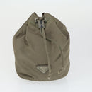 PRADA Bag Nylon 3 Set Black Khaki Auth 160751-9