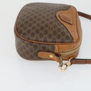 CELINE Macadam Canvas Shoulder Bag PVC 2 Set Brown Auth 160752-12