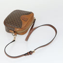 CELINE Macadam Canvas Shoulder Bag PVC 2 Set Brown Auth 160752-13