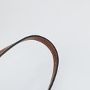 CELINE Macadam Canvas Shoulder Bag PVC 2 Set Brown Auth 160752-14