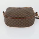 CELINE Macadam Canvas Shoulder Bag PVC 2 Set Brown Auth 160752-15