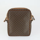 CELINE Macadam Canvas Shoulder Bag PVC 2 Set Brown Auth 160752-3