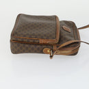 CELINE Macadam Canvas Shoulder Bag PVC 2 Set Brown Auth 160752-4