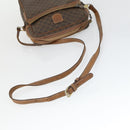 CELINE Macadam Canvas Shoulder Bag PVC 2 Set Brown Auth 160752-5