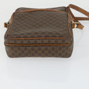 CELINE Macadam Canvas Shoulder Bag PVC 2 Set Brown Auth 160752-7