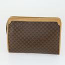 CELINE Macadam Canvas Bag PVC 4 Set Brown Auth 160753-15
