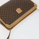 CELINE Macadam Canvas Bag PVC 4 Set Brown Auth 160753-17