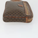 CELINE Macadam Canvas Bag PVC 4 Set Brown Auth 160753-22