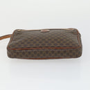 CELINE Macadam Canvas Bag PVC 4 Set Brown Auth 160753-24