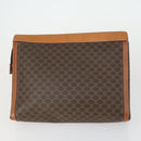 CELINE Macadam Canvas Bag PVC 4 Set Brown Auth 160753-3