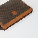 CELINE Macadam Canvas Bag PVC 4 Set Brown Auth 160753-5