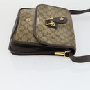 CELINE Macadam Canvas Bag PVC Suede 3 Set Brown Beige Auth 160754-17