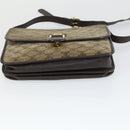 CELINE Macadam Canvas Bag PVC Suede 3 Set Brown Beige Auth 160754-20