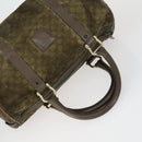 CELINE Macadam Canvas Bag PVC Suede 3 Set Brown Beige Auth 160754-5
