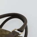 CELINE Macadam Canvas Bag PVC Suede 3 Set Brown Beige Auth 160754-6