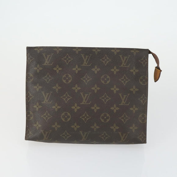 LOUIS VUITTON Monogram Clutch Bag 4 Set LV Auth 160755