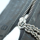 BVLGARI Givenchy Logo Mania Bag Canvas Leather 3 Set Black Brown Auth 160757-22