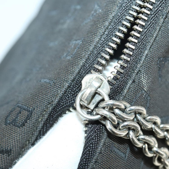 BVLGARI Givenchy Logo Mania Bag Canvas Leather 3 Set Black Brown Auth 160757