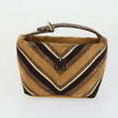 BVLGARI Givenchy Logo Mania Bag Canvas Leather 3 Set Black Brown Auth 160757-9